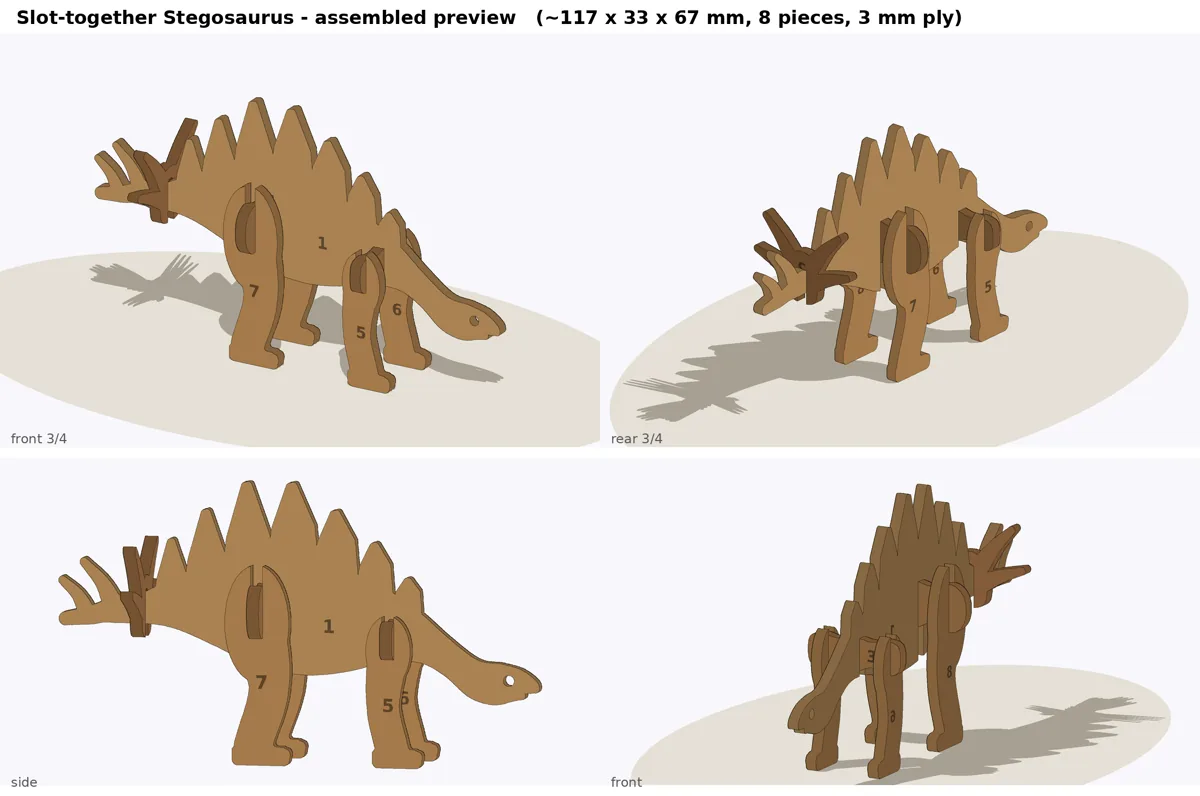 Build a Dinosaur – Stegosaurus