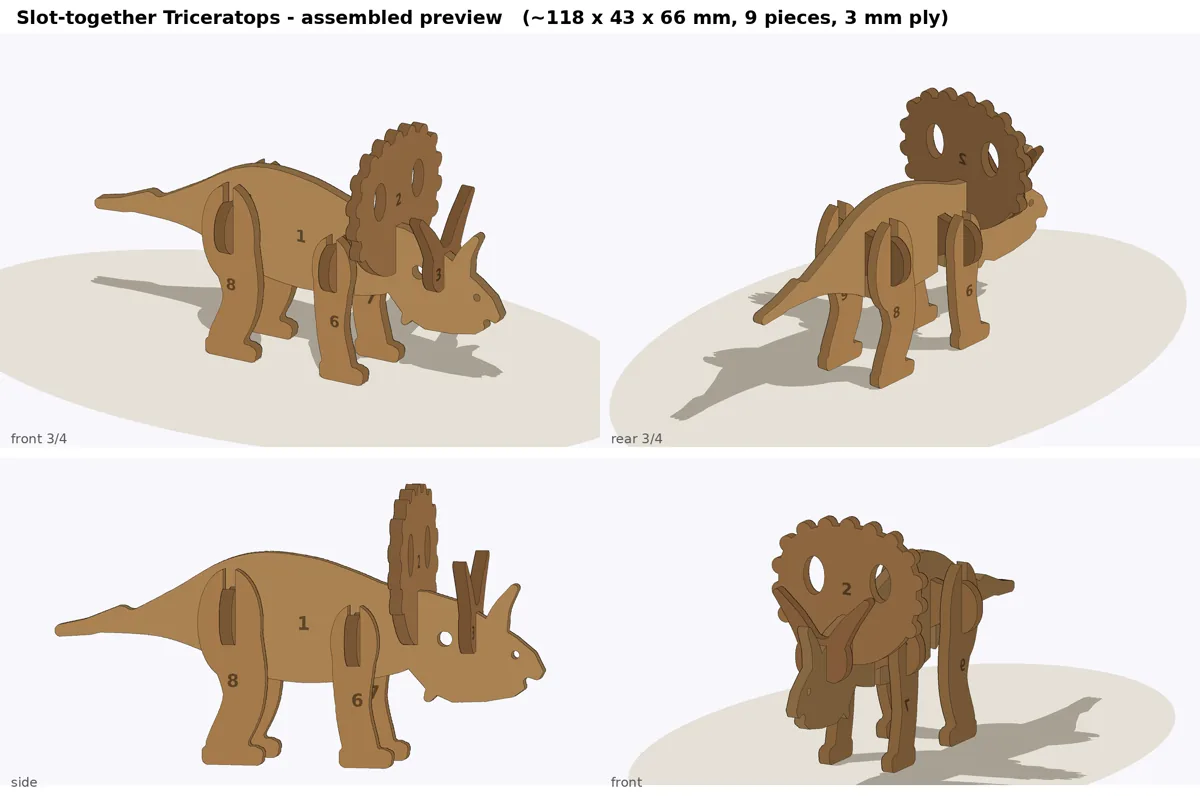 Build a Dinosaur – Triceratops