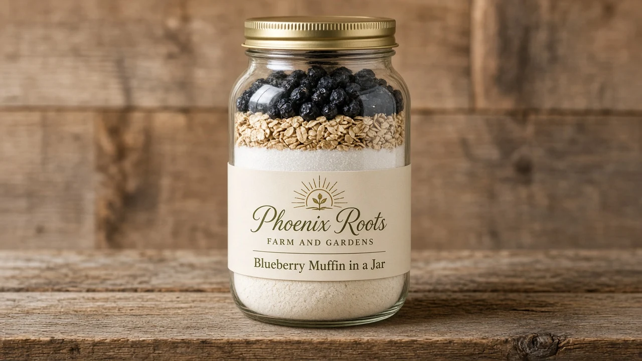 Blueberry Muffin in a Jar